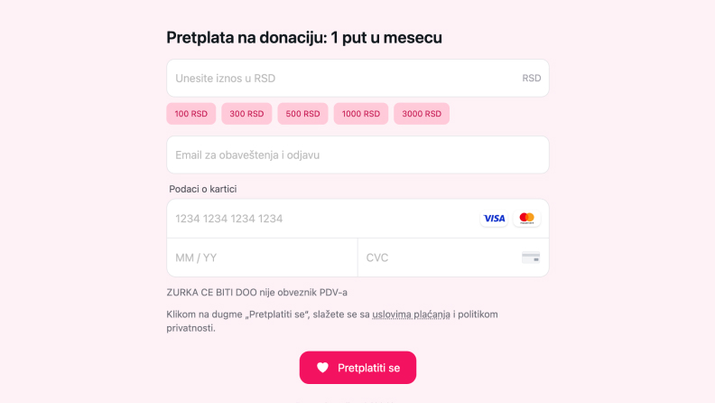 Сбор донатов