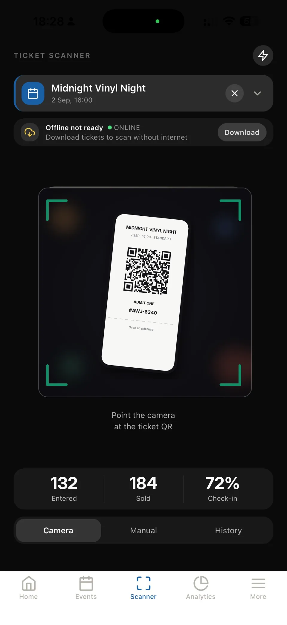 QR provera ulaznica u aplikaciji Evenda